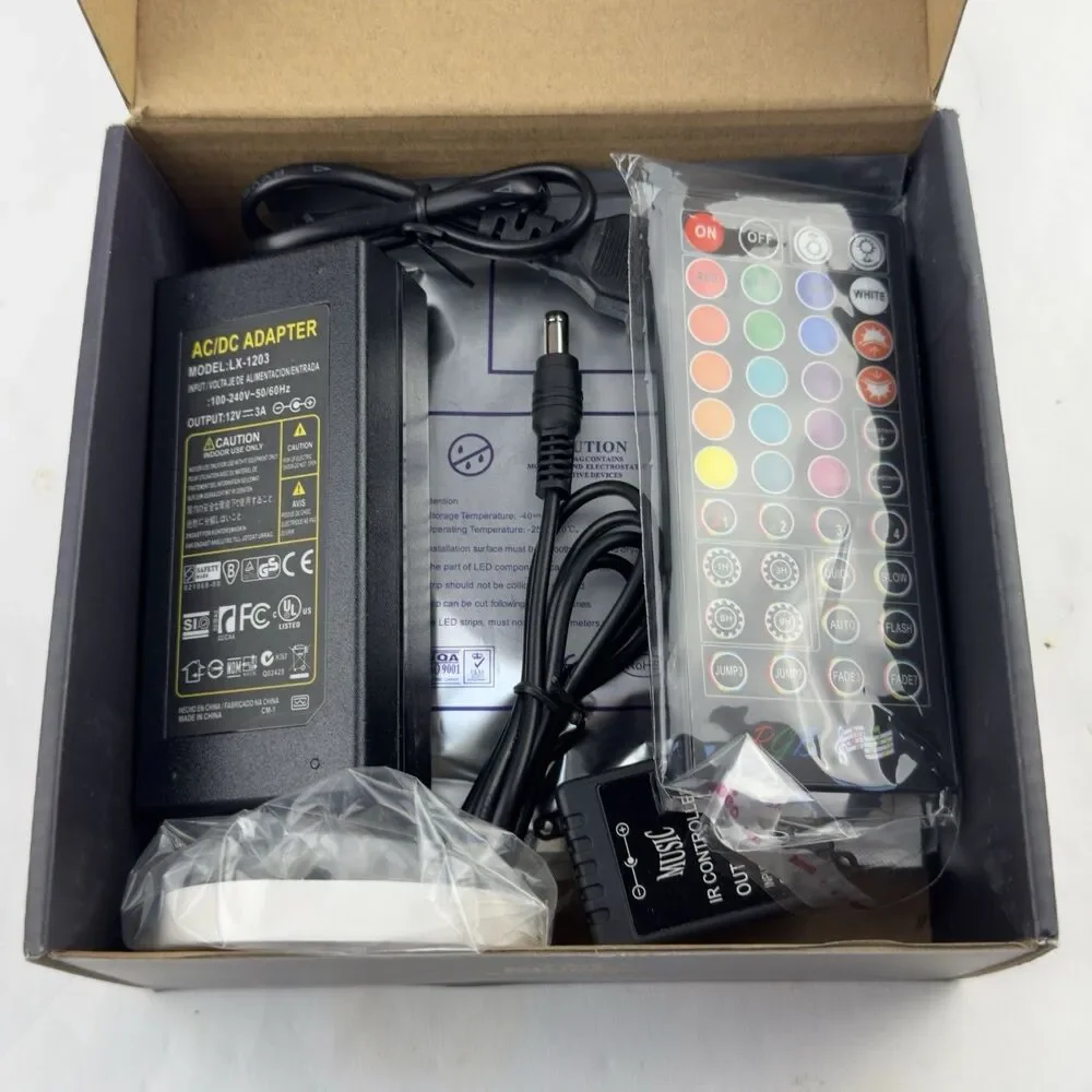Tenmiro 328ft LED Strip Lights Smart IC RGB Bluetooth App Music Sync Room Party